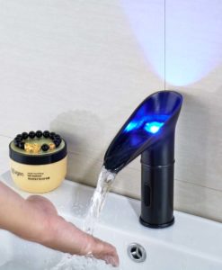 Alamere Handsfree LED Bathroom Sink Faucet with Motion Sensor 1