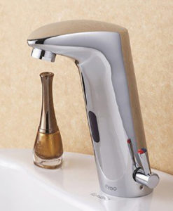 Benham Hands Free Touchless Chrome Bathroom Sink Faucet with Motion Sensor 1