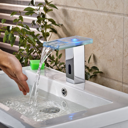 Bonita Touchless LED Bathroom Sink Faucet with Motion Sensor 3