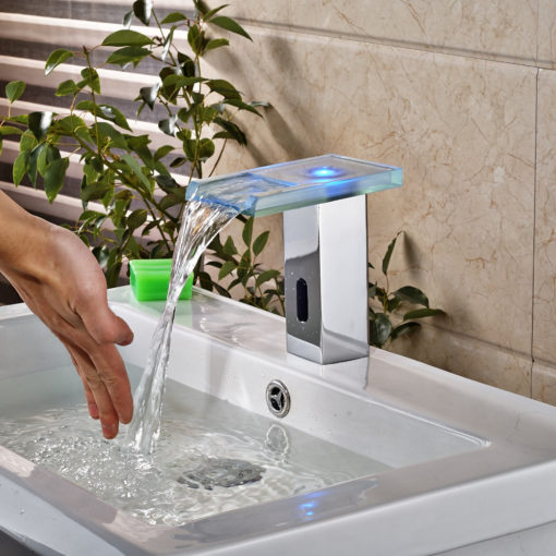 Bonita Touchless LED Bathroom Sink Faucet with Motion Sensor 3