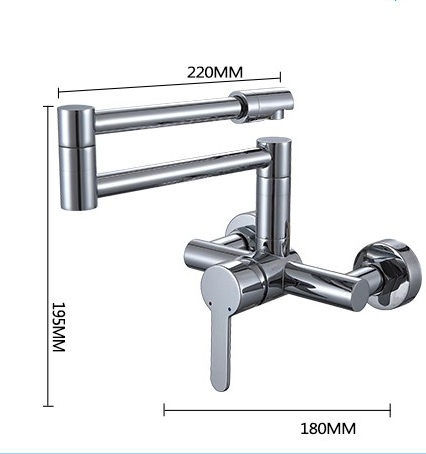 Canton Single Handle Pot Filler Kitchen Faucet with 360 Degree Rotation
