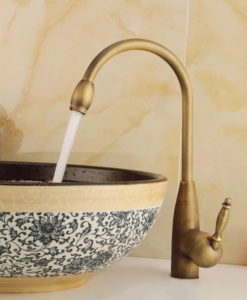 DeSoto Single Handle Bathroom Faucet with Hot & Cold Mixer 4