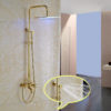Hickory-Gold-Finish-Wall-Mounted-10-Square-LED-RainFall-Shower-Head-with-Handheld-Shower-Tub-Spout-11