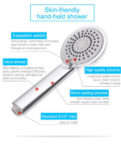 McWay Multi-Function Round Hand Shower 3
