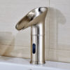 Moffat Touchless Brushed Nickel LED Bathroom Sink Faucet with Motion Sensor 6
