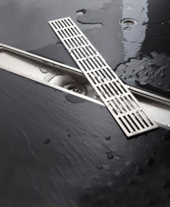 Potomac Stainless Steel Zipper Style Linear Shower Drain2