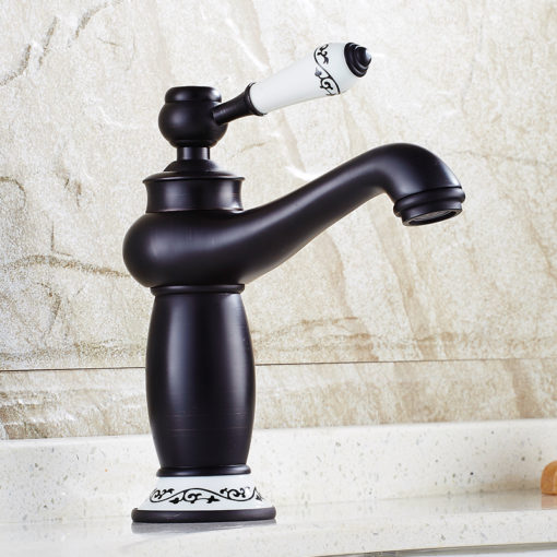 Royalston Single Handle Oil Rubbed Bronze Bathroom Sink Faucet 1